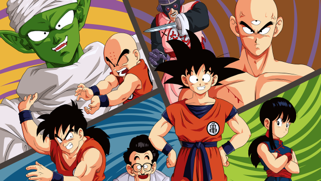 Cartoon dragon demon character group free wallpaper - medium preview image