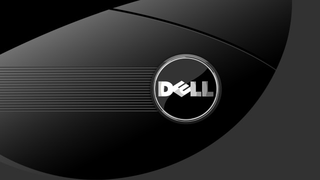 Dell logo black background stripe free wallpaper - medium preview image