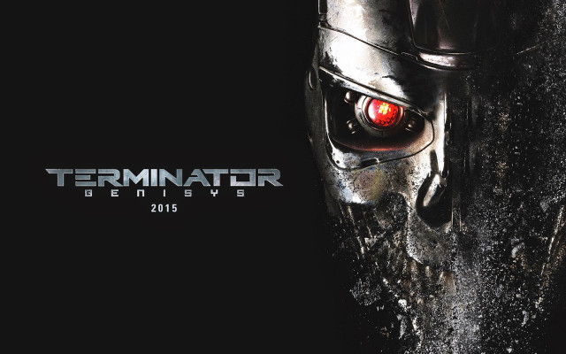 Robot face red eyes movie free wallpaper - medium preview image