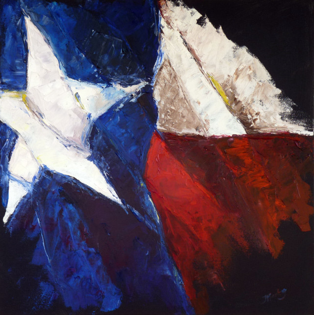 American abstract boat star black free wallpaper - medium preview image