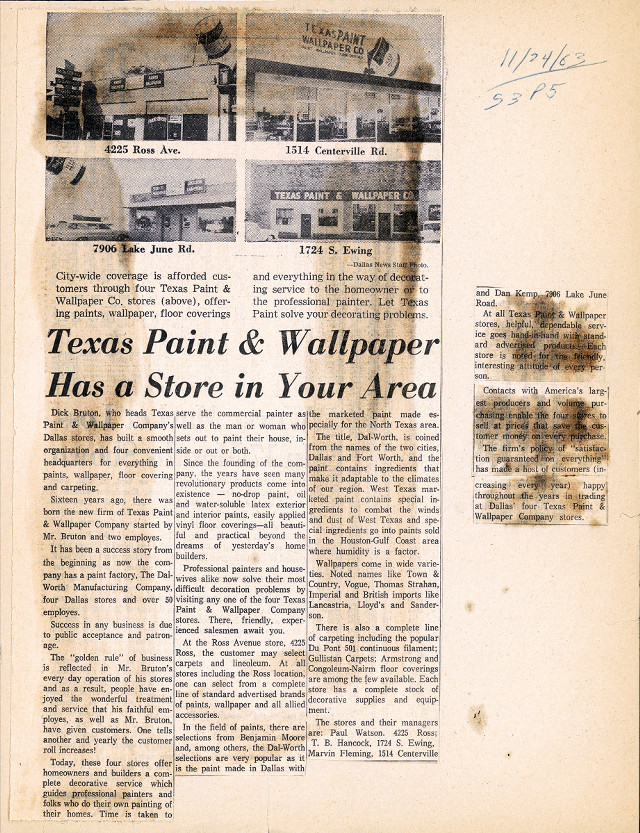 Newspaper article store building picture free wallpaper - medium preview image