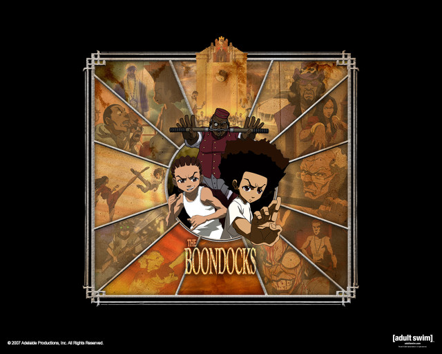 Cartoon character people building boondock free wallpaper - medium preview image
