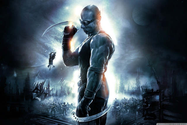 Futuristic man suit sword camera #4 free wallpaper - medium preview image