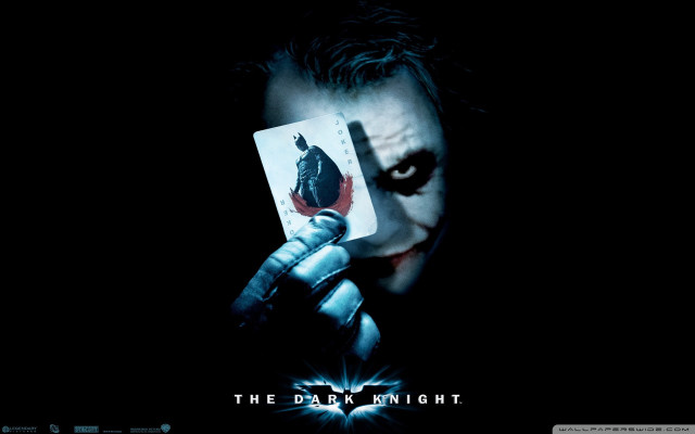Joker holding card jokers face free wallpaper - medium preview image