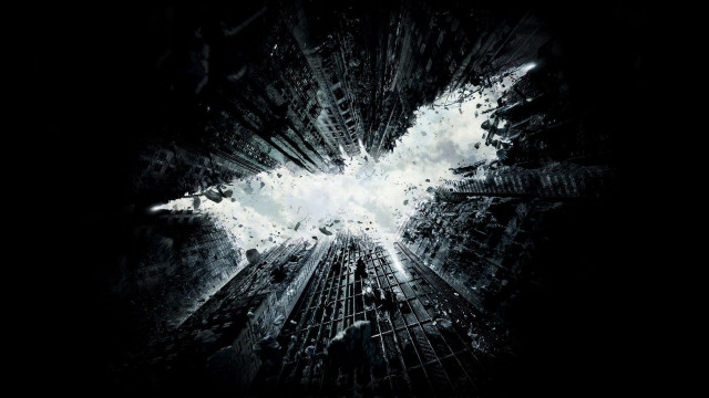 Dark knight rises logo poster free wallpaper - medium preview image
