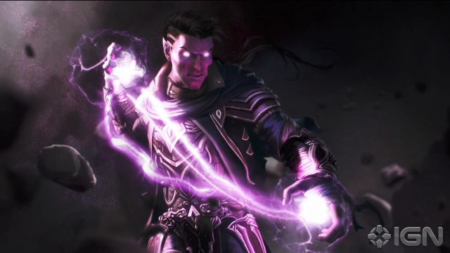 Man holding glowing purple light free wallpaper - medium preview image