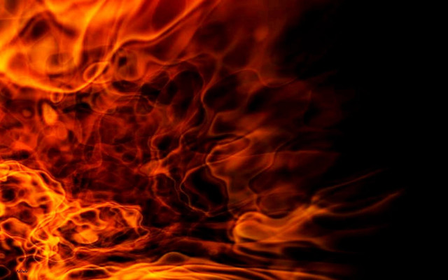 Fire orange red black background free wallpaper - medium preview image