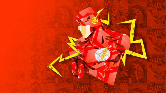 Red yellow man suit clock free wallpaper - medium preview image
