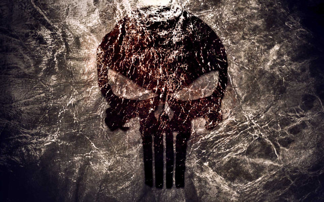 Skull wall water splashing face free wallpaper - medium preview image