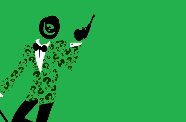 Man suit gun green background free wallpaper - medium preview image