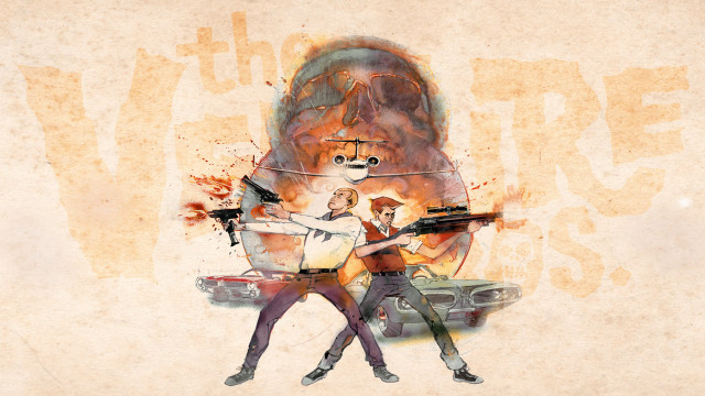 Couple guns giant object head free wallpaper - medium preview image