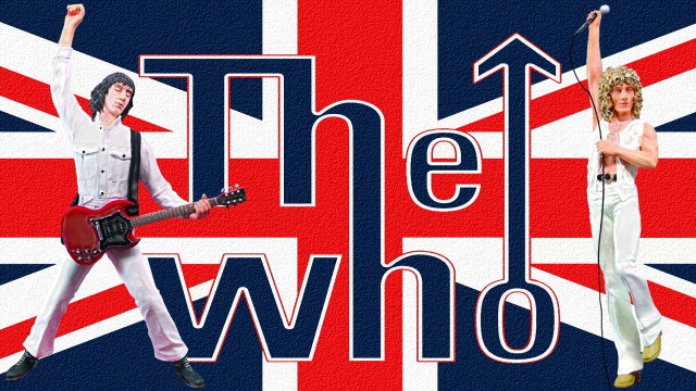 Man woman guitar flag background free wallpaper - medium preview image
