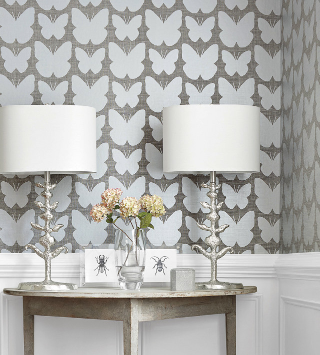 Two lamps table flowers vases free wallpaper - medium preview image