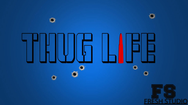 Blue background through life black free wallpaper - medium preview image
