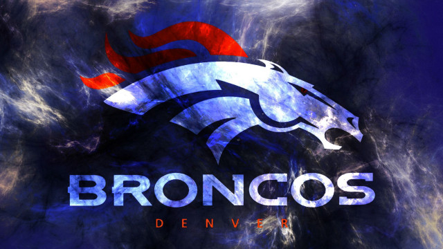 Denver football blue helmet rain free wallpaper - medium preview image