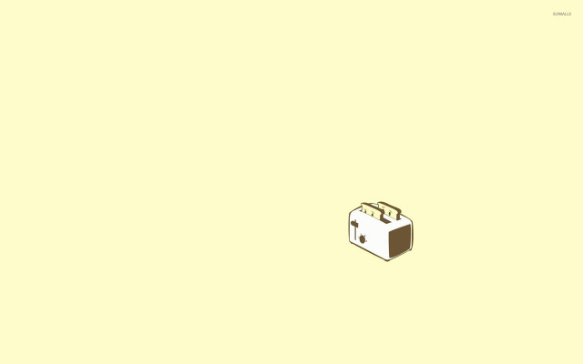 Small white box brown handle free wallpaper - medium preview image