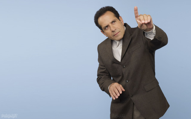 Man suit pointing finger up free wallpaper - medium preview image