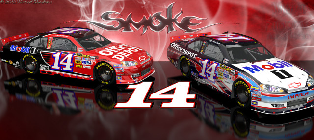 Two cars smoke red background free wallpaper - medium preview image