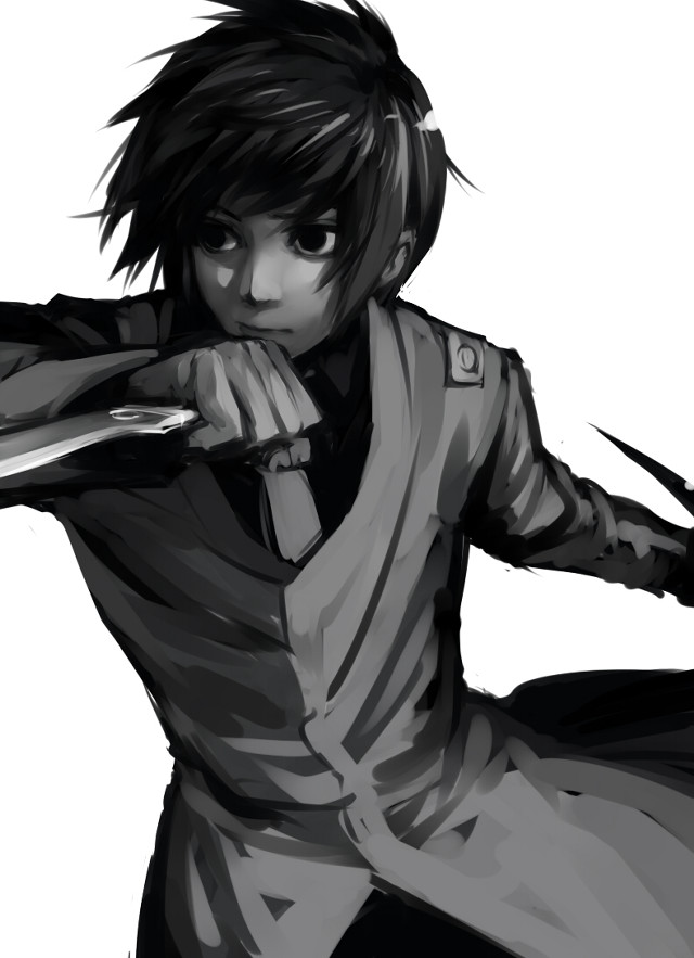 Person knife shirt haircut hand free wallpaper - medium preview image