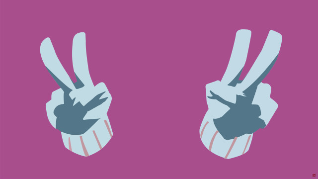Fingers peace sign air couple free wallpaper - medium preview image