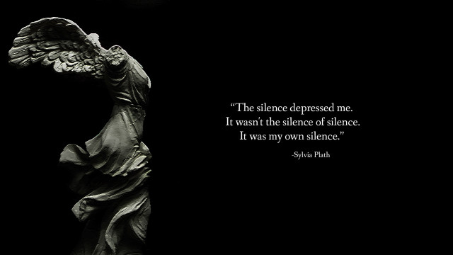 Statue with quote on it free wallpaper - medium preview image