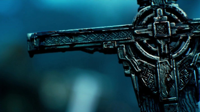 Cross blurry background closeup image free wallpaper - medium preview image