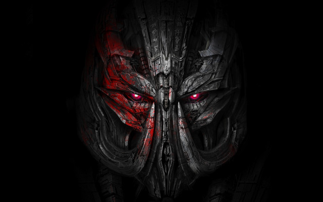 Demonic mask red eyes black free wallpaper - medium preview image