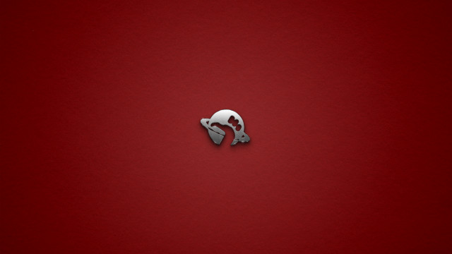 Red background white black cat free wallpaper - medium preview image