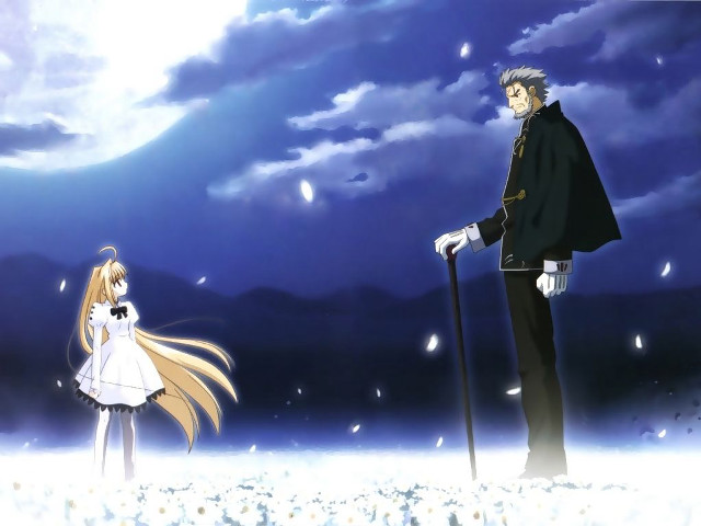 Man woman snow cane full free wallpaper - medium preview image