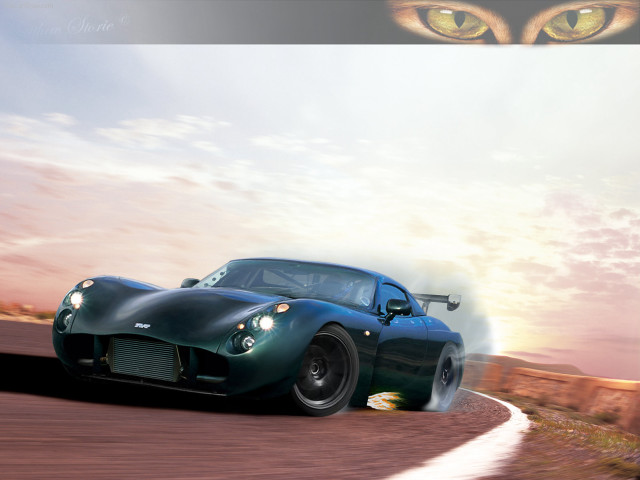 Car driving road cat eyes free wallpaper - medium preview image