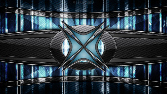 Blue black abstract star trek free wallpaper - medium preview image