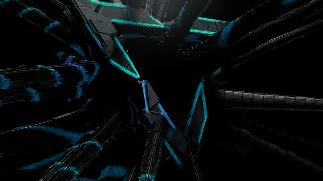 Futuristic black blue background lines free wallpaper - medium preview image