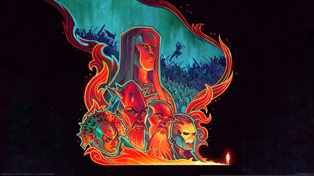 Woman monsters fire demon background free wallpaper - medium preview image