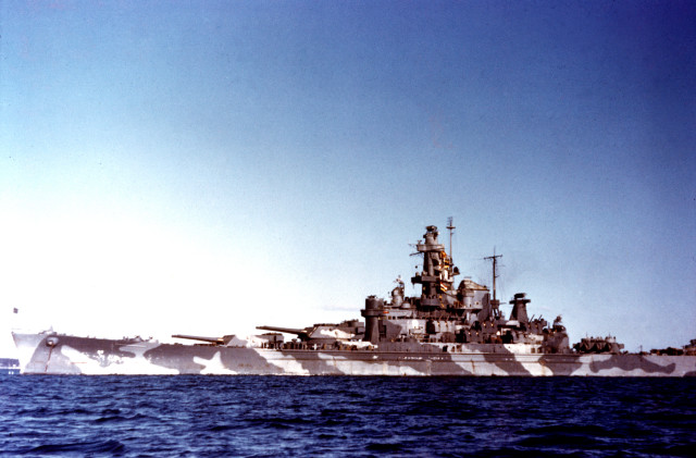 Battleship ocean boat sky water free wallpaper - medium preview image