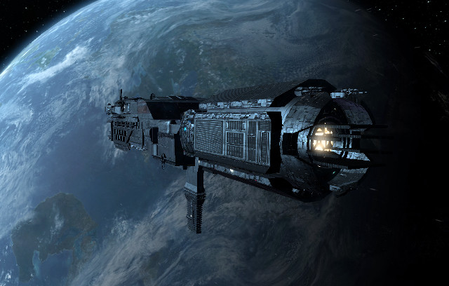 Space station planet bright light #4 free wallpaper - medium preview image