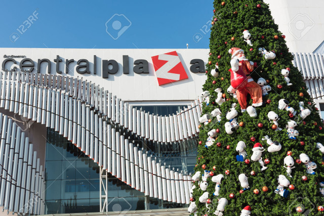 Christmas tree centralia shopping santa free wallpaper - medium preview image