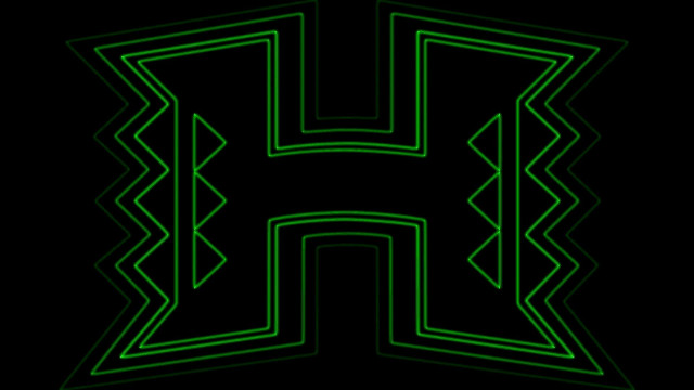 Green letter h black background free wallpaper - medium preview image