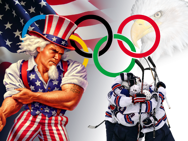 Man hat flag eagle painting free wallpaper - medium preview image