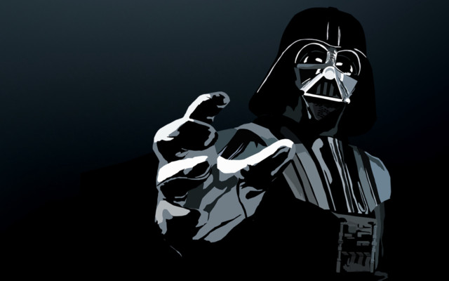 Darthvader hand outline starwars shockart free wallpaper - medium preview image