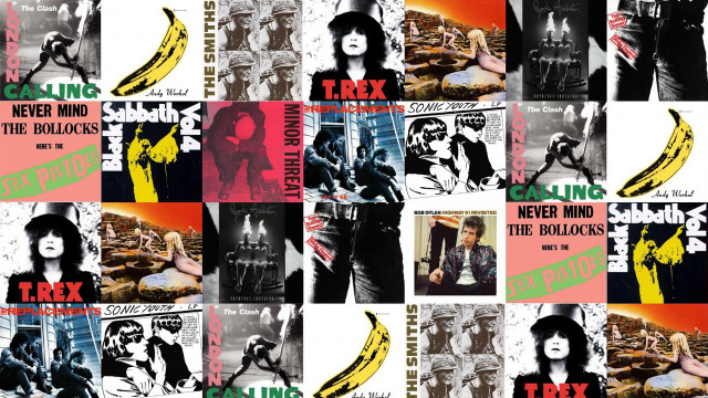 Band members collage album photos free wallpaper - medium preview image