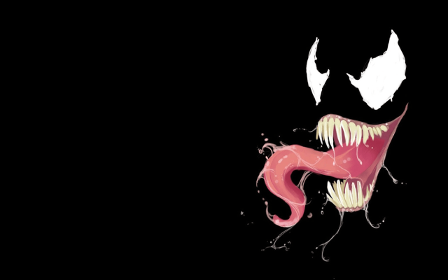 Pink monster big teeth fangs free wallpaper - medium preview image