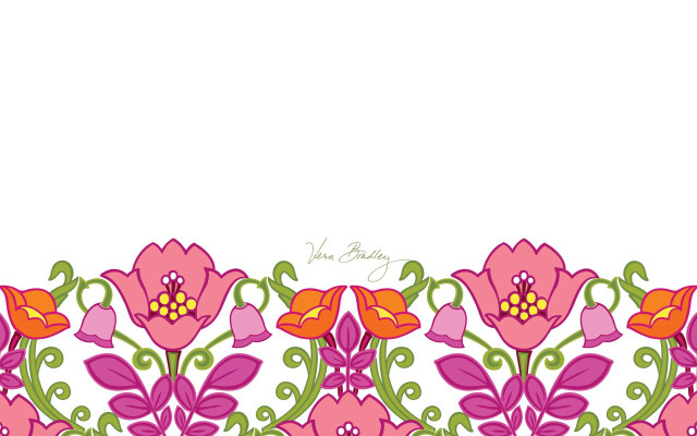Flower border white background pink free wallpaper - medium preview image