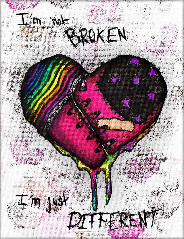 Heart broken clothing iamnotbroken gothic free wallpaper - medium preview image