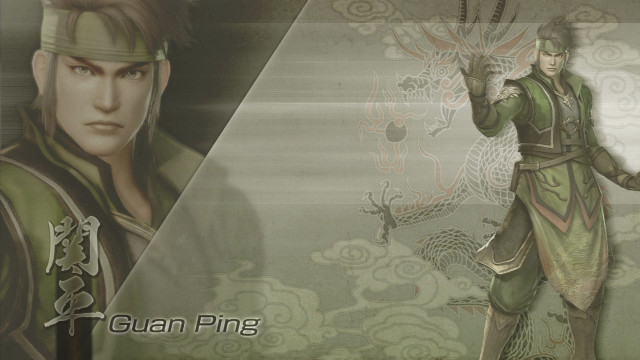 Man green outfit sword dragon free wallpaper - medium preview image