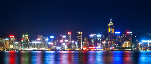 City skyline night lights bright #4 free wallpaper - medium preview image