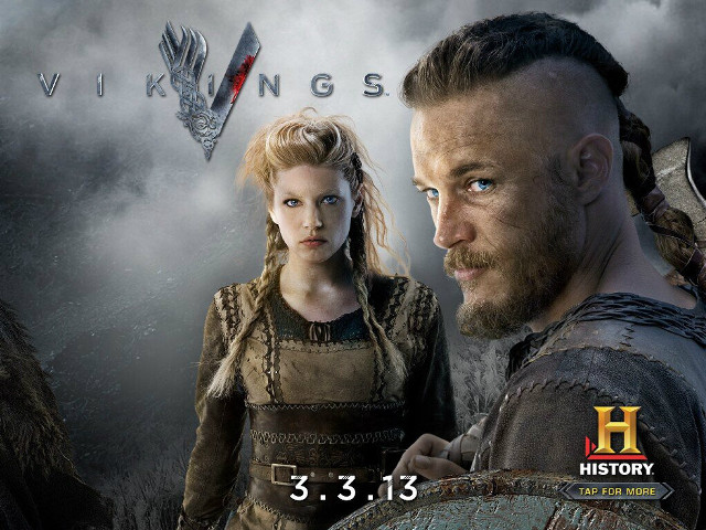 Vikings erlund hudson man woman free wallpaper - medium preview image