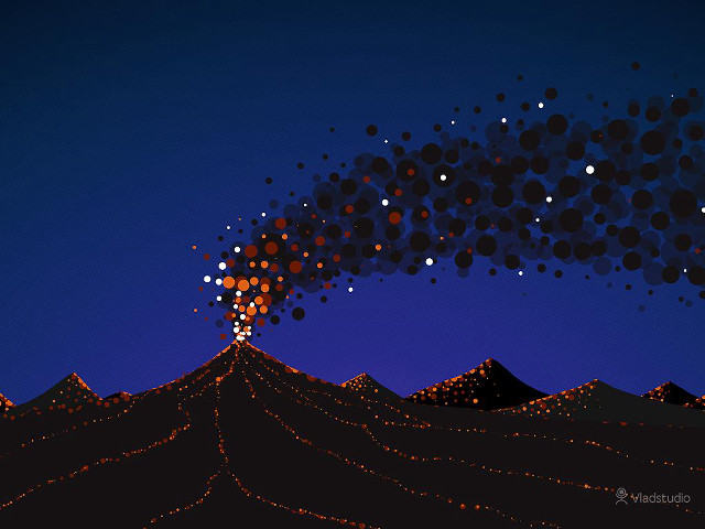 Mountain balloons floating sky background free wallpaper - medium preview image
