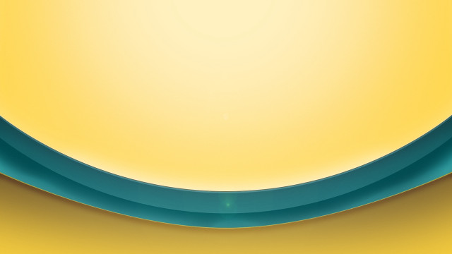 Yellow blue background circular design free wallpaper - medium preview image