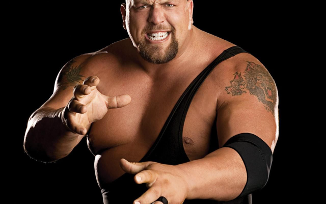Smiling muscular man wrestling ring free wallpaper - medium preview image