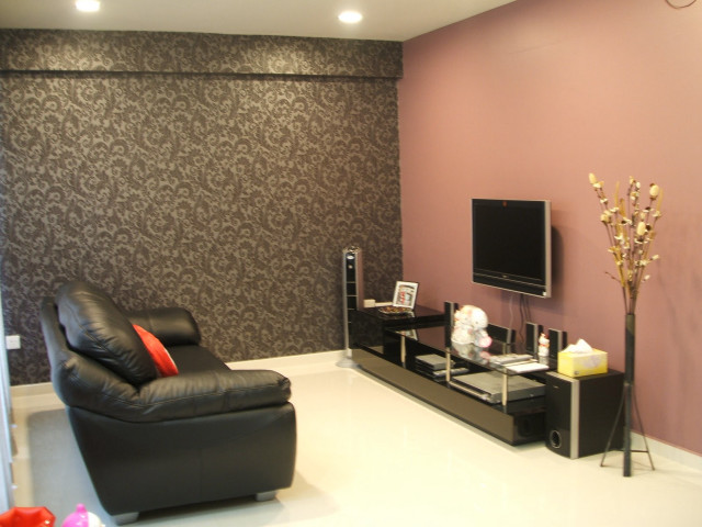 Living room black leather chair #2 free wallpaper - medium preview image